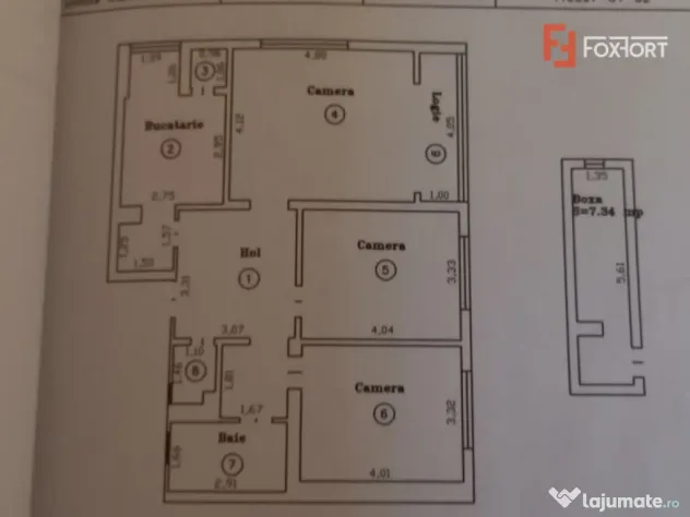 Apartament cu 3 camere de 77 mp utili - zona Tipografilor - Timisoara (Timis)