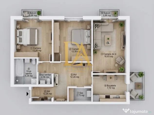0% COMISION | 3 CAMERE | 78 MP | BLOC 2014 | 2 BĂI | ET. 2 - Bucuresti (Bucuresti-Ilfov)