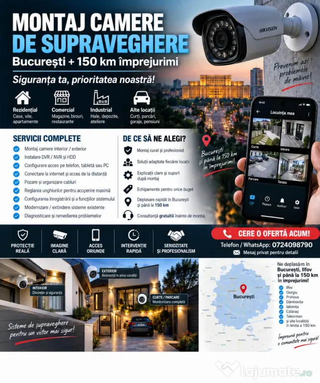 Montaj Camere De Supraveghere Video
