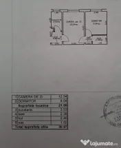 Apartament 2 camere confort 2 zona Apollo, etaj 3, toate imb 