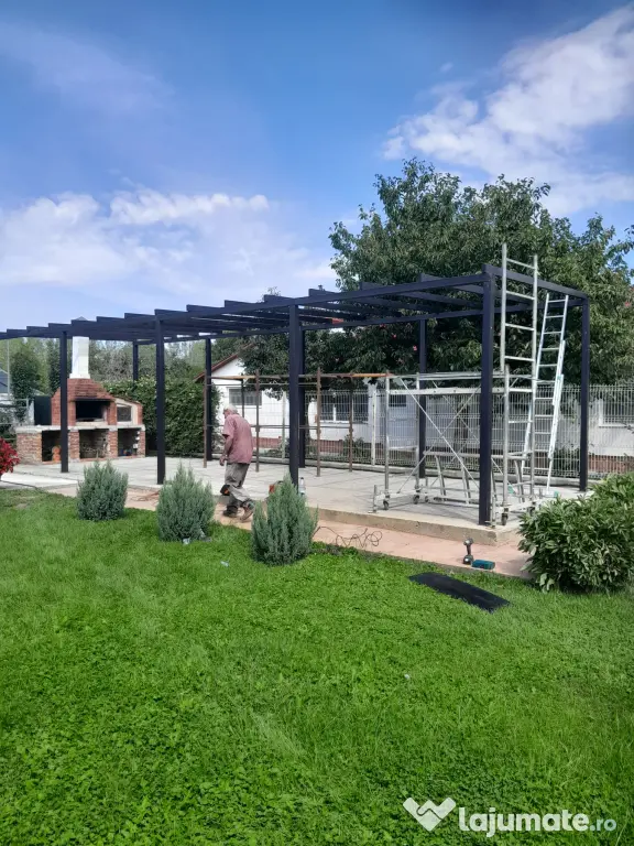 Garduri, porți, balustrade, balcoane, copertine și pergole la comandă