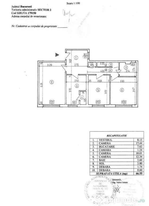 3 CAMERE ÎN COLENTINA | ȘOS. COLENTINA 83 | 66,55 MP | 95.000 € - Bucuresti (Bucuresti-Ilfov)