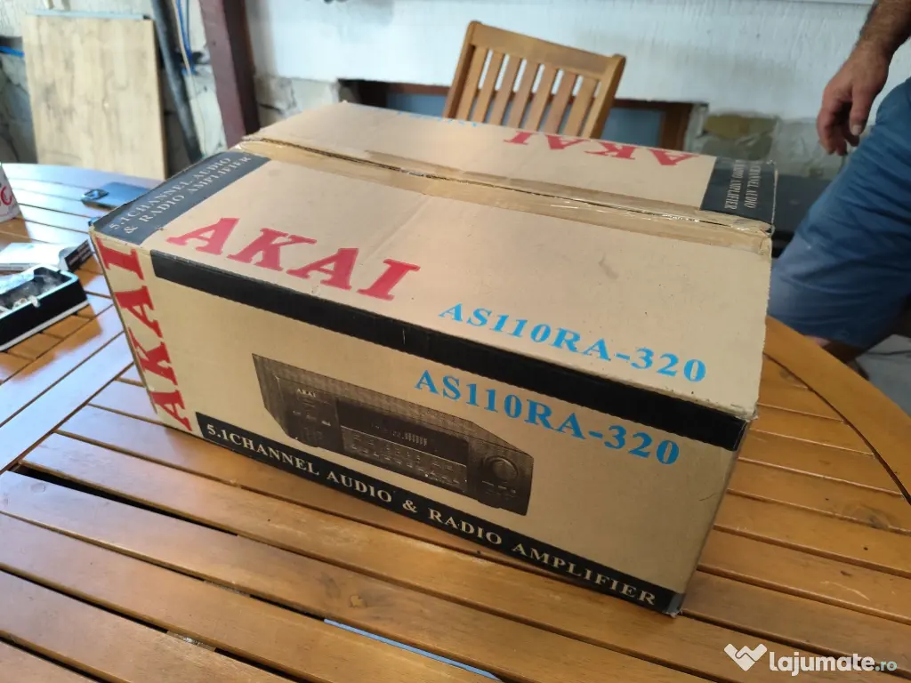 Amplificator Akai AS110RA-320(5.1 Channel audio&radio amplifier) și Sistem 5.1 Genius