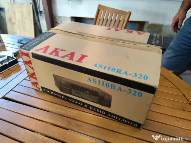 Amplificator Akai AS110RA-320(5.1 Channel audio&radio amplifier) și Sistem 5.1 Genius