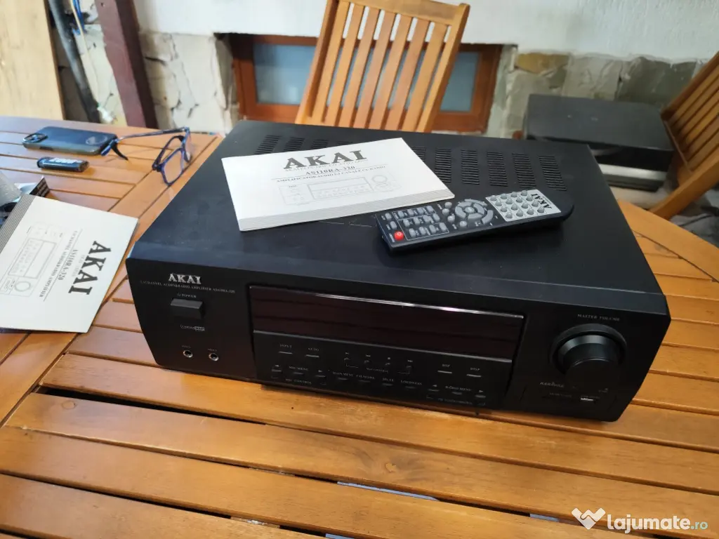 Amplificator Akai AS110RA-320(5.1 Channel audio&radio amplifier) și Sistem 5.1 Genius