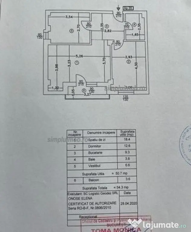 Ocazie 2 Camere Berceni Bloc Nou Mobilat Utilat - Bucuresti (Bucuresti-Ilfov)