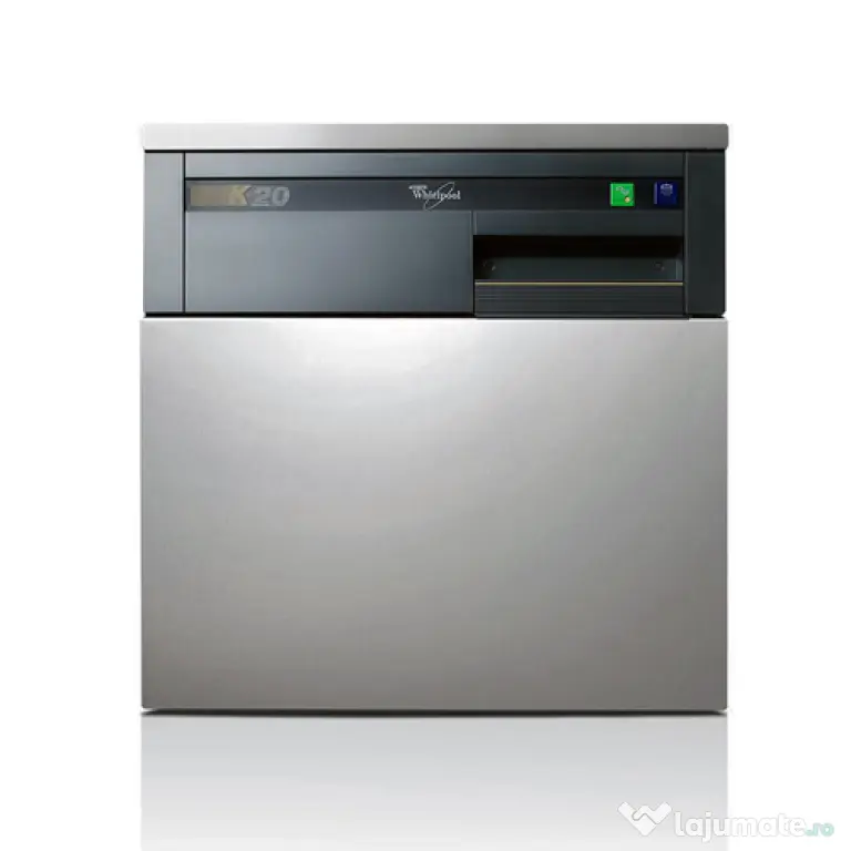 Mașină de gheață Whirlpool K20, 24 kg/24 h, inox, profesională