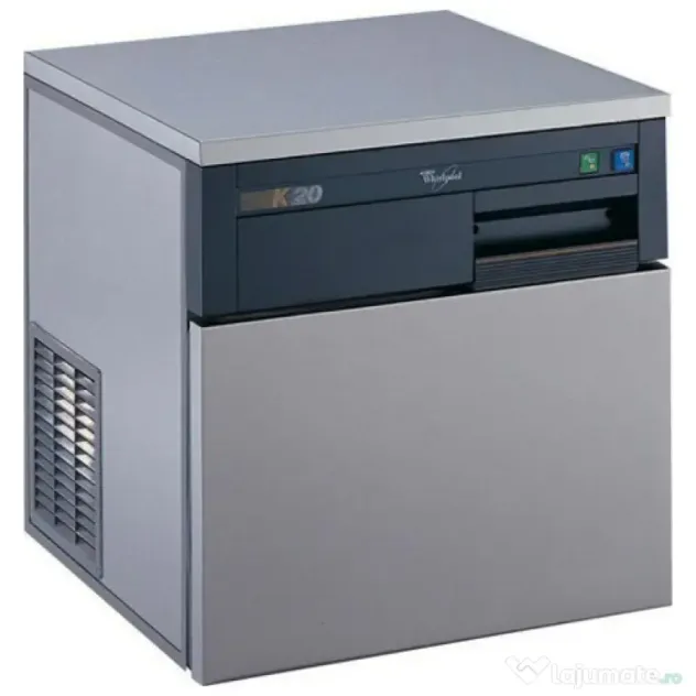 Mașină de gheață Whirlpool K20, 24 kg/24 h, inox, profesională