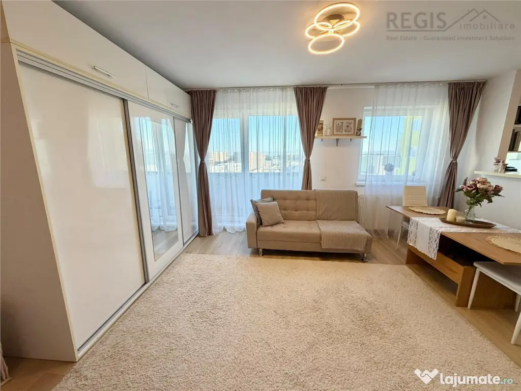 Studio mobilat si utilat | Top City - Coresi | Parcare Box - Brasov (Brasov)