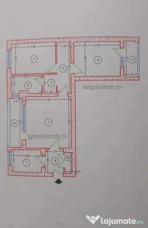 Apartament 3 camere - Bulevardul Alexandru Obregia - Bucuresti (Bucuresti-Ilfov)