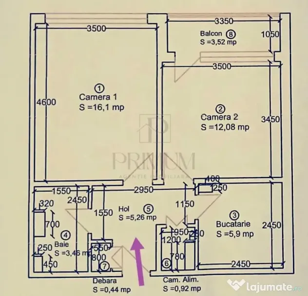 Dambovita, 2 Camere, Renovat, Decomandat, Lift - Timisoara (Timis)