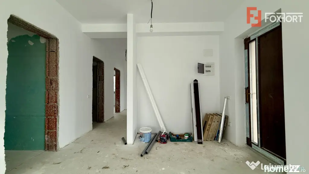 Duplex plan parter Mosnita, 4 camere, 2 bai - Mosnita Noua (Timis)