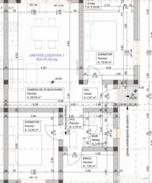 Duplex 4 camere si 2 bai - Mosnita Noua - toate utilitatile - Mosnita Noua (Timis)