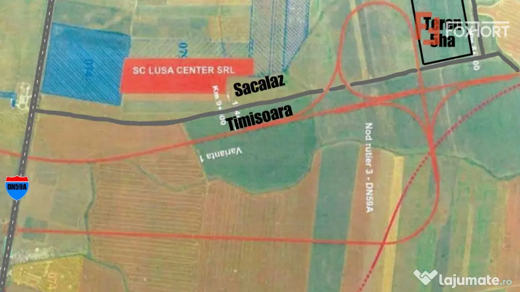 COMISION 0% Teren extravilan agricol, 5ha- Oportunitate inve - Sacalaz (Timis)