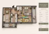 Apartament 3 camere - 13 min de metrou Nicolae Teclu