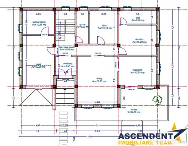 Teren imprejmuit proiect casa autorizatie constructie,1.2 - Rasnov (Brasov)