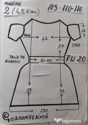 Rochita Furnica pentru copii 4-5-6 ani, 175 lei 