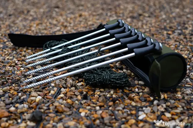 Set Cuie Cort Fox R Series Bivvy Storm Pack, 6 Cuie Cort & Husa Transport