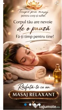 🍀 Sanatate☘️ Relaxare 🍀 Echilibru🍀 Masaj terapeutic profesional