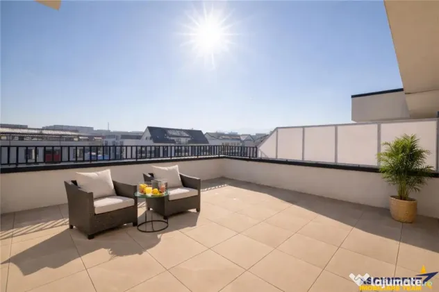 Apartament tip penthouse. mobilat, utilat, 2 terase, 100mp, - Brasov (Brasov)
