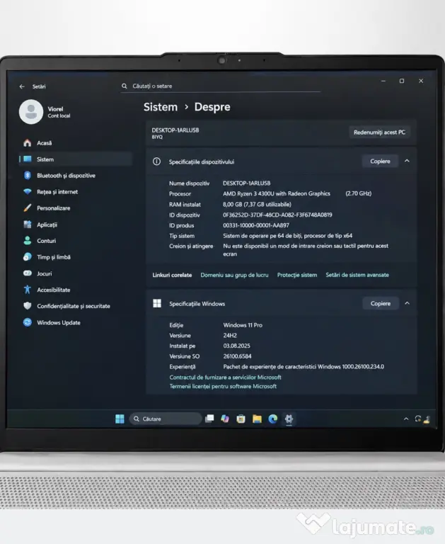Laptop Lenovo IdeaPad 5 – stare impecabilă