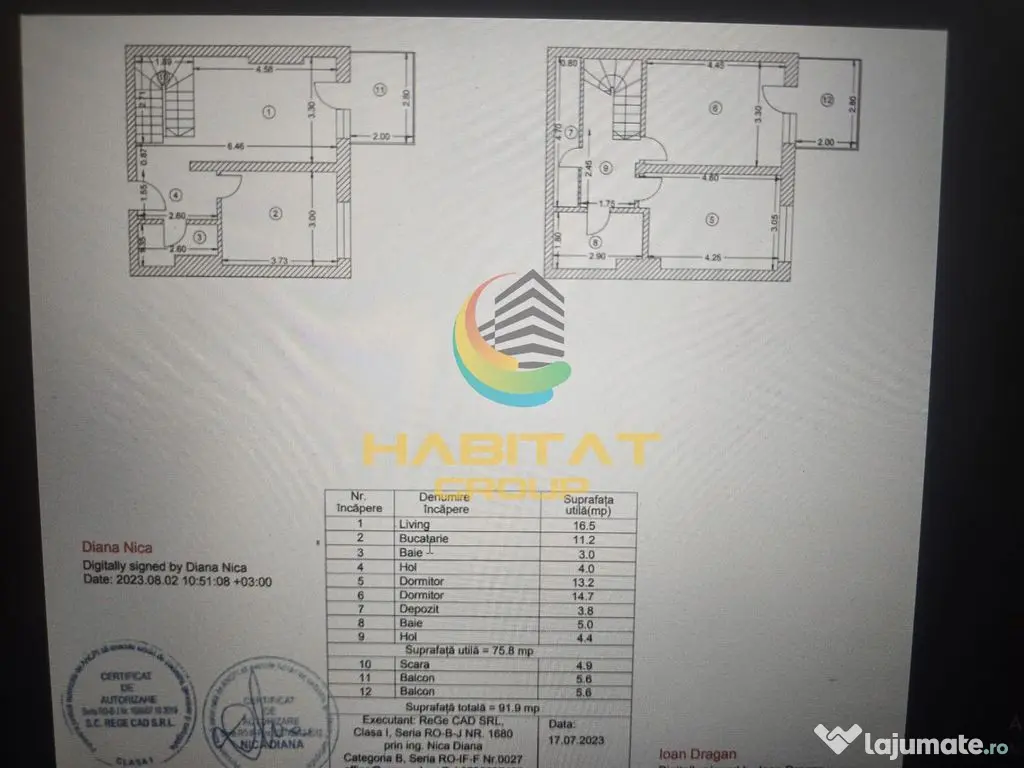 3 camere tip Duplex Bloc nou 2023 Mutare rapidă Comision 0% - Bucuresti (Bucuresti-Ilfov)