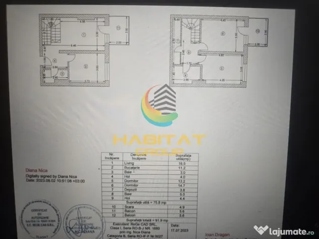 3 camere tip Duplex Bloc nou 2023 Mutare rapidă Comision 0% - Bucuresti (Bucuresti-Ilfov)