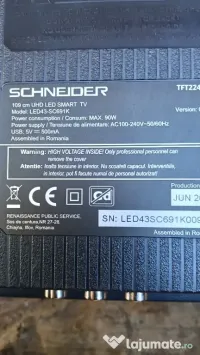 dezmembrez Tv Schneider LED43-SC691K