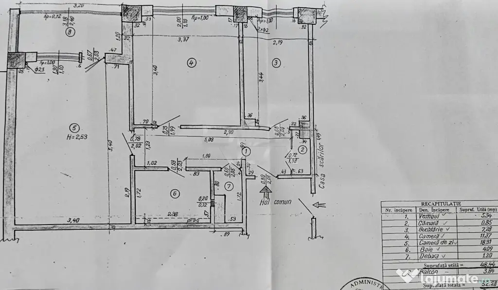 2 camere cu vedere pe spate, Banu Manta | bloc 1981 - Bucuresti (Bucuresti-Ilfov)
