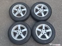 Jante Aliaj Volkswagen-Skoda-Seat 15' 5x112 Et38 Cu Anvelope M+S 195/65/15