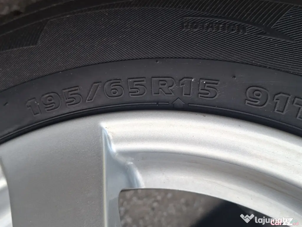 Jante Aliaj Volkswagen-Skoda-Seat 15' 5x112 Et38 Cu Anvelope M+S 195/65/15 - Timisoara (Timis)