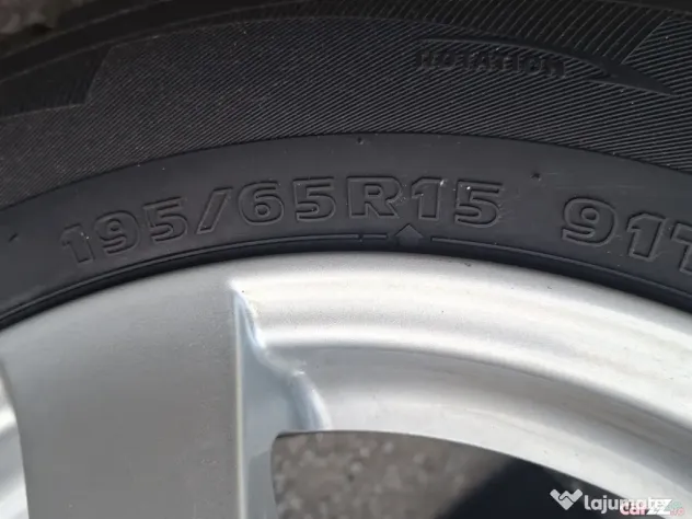 Jante Aliaj Volkswagen-Skoda-Seat 15' 5x112 Et38 Cu Anvelope M+S 195/65/15 - Timisoara (Timis)