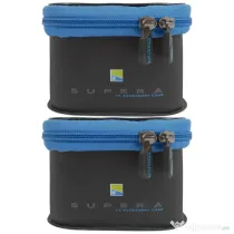 Borseta Accesorii Preston Supera XS EVA Accessory Case, 2 buc
