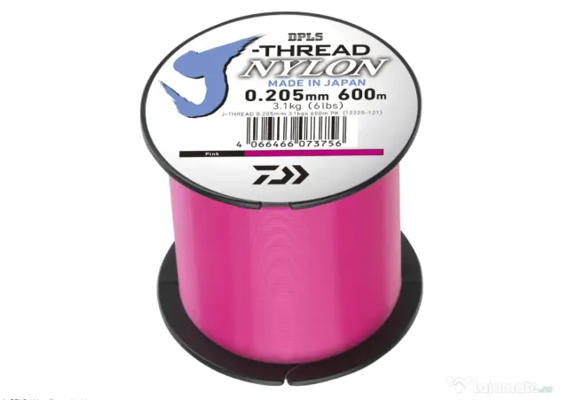 Fir Monofilament Daiwa J-Threads 0.40mm, 600m, Pink