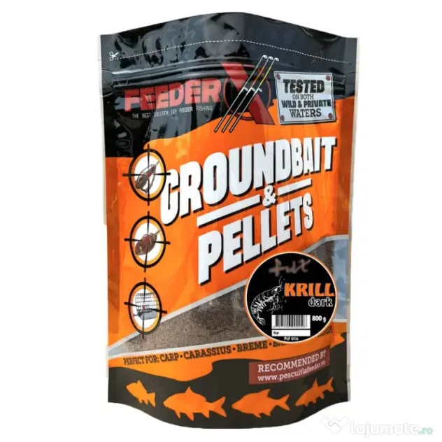 Nada FeederX FiatX Krill Dark, 800g