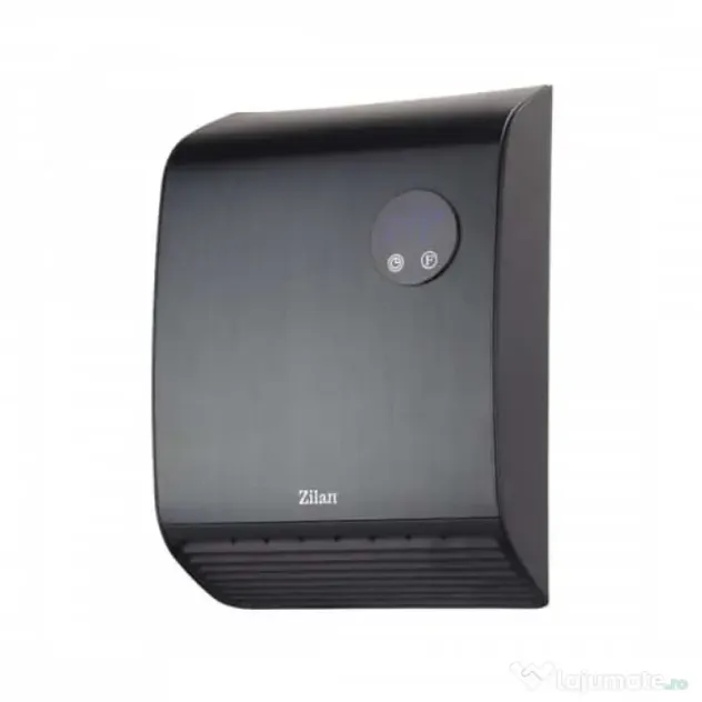 Aeroterma de perete negru, putere 2000W, desplay LED, senzor de pierdere a caldurii / ZLN 5633