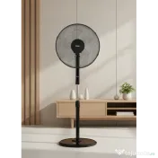 Ventilator cu picior,  putere 48W, 3 trepte viteză, diametru 43 cm, negru ZILAN / ZLN4642 
