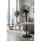 Ventilator cu picior,  putere 48W, 3 trepte viteză, diametru 43 cm, negru ZILAN / ZLN4642 