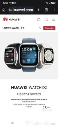 Smartwatch Huawei Watch D2 cu garanție. 