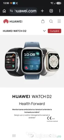 Smartwatch Huawei Watch D2 cu garanție.