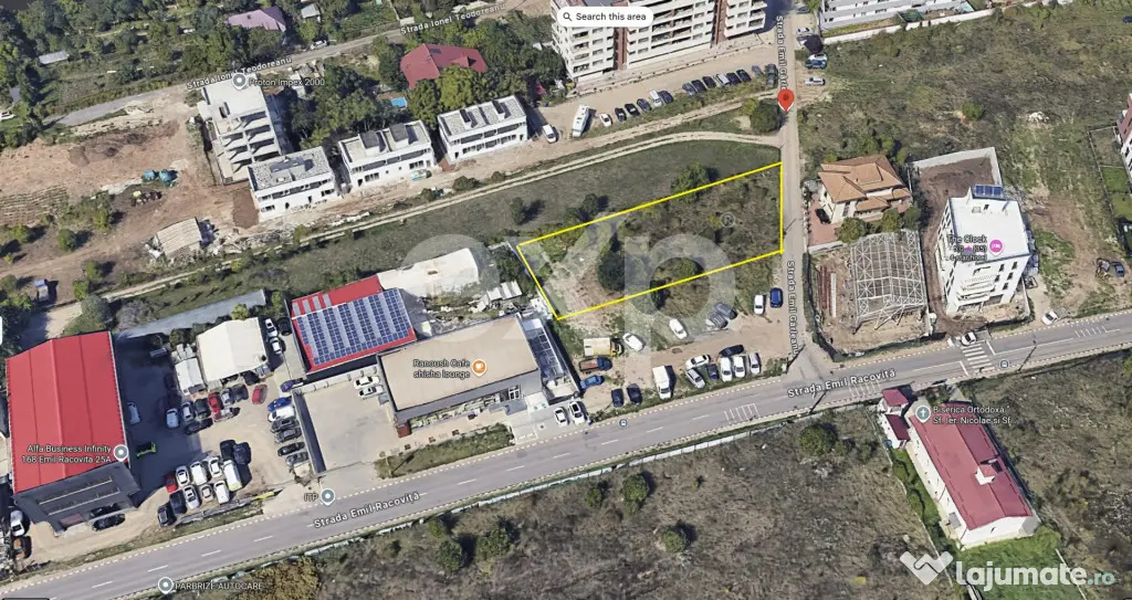 Teren cu AC de vanzare- zona Emil Racovita langa lac - Voluntari (Bucuresti-Ilfov)