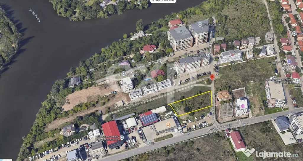 Teren cu AC de vanzare- zona Emil Racovita langa lac - Voluntari (Bucuresti-Ilfov)