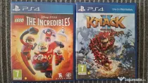 2×Joc PS4 Knack & The Incradebles
