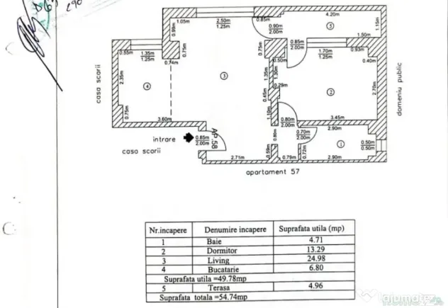 Apartament 2 camere | 55 mp| Parcare | Etaj 9/9 | Compozitorilor – BN9 - Constanta (Constanta)