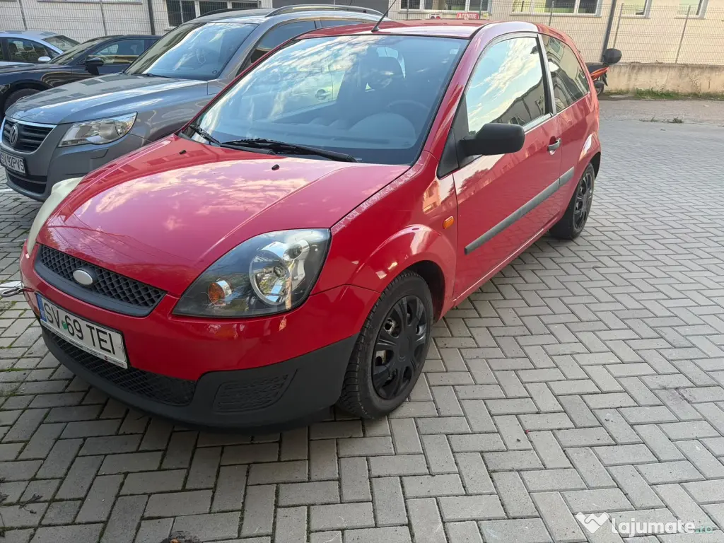 Ford Fiesta 1.4 TDCi, 2006, roșu, 2 uși