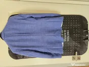 Sacou bărbătesc Adina Buzatu, albastru texturat, mărimea 48 