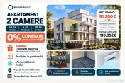 0% comision | 2 camere spatios | Bloc boutique | Popesti Leordeni 