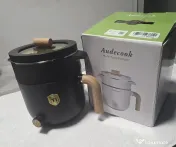 Oală electrică Audecook cu accesoriu pentru gătit la abur
