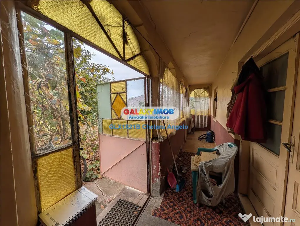 Orasti casa batraneasca, teren 1400 mp deschidere 28 ml,toat - Frumusani (Calarasi)