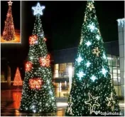 Brazi luminoși metalici profesionali decorati 8 m  10 m,iluminat festiv Crăciun 